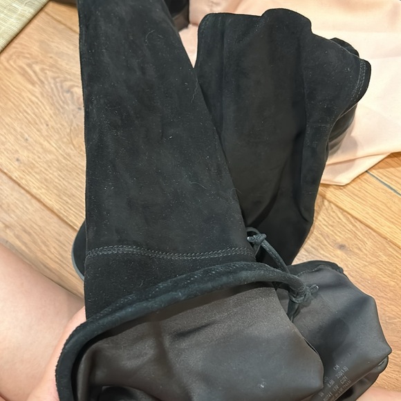 Stuart Weitzman jocey city boots suede black size 8.5 :39 - Picture 11 of 11